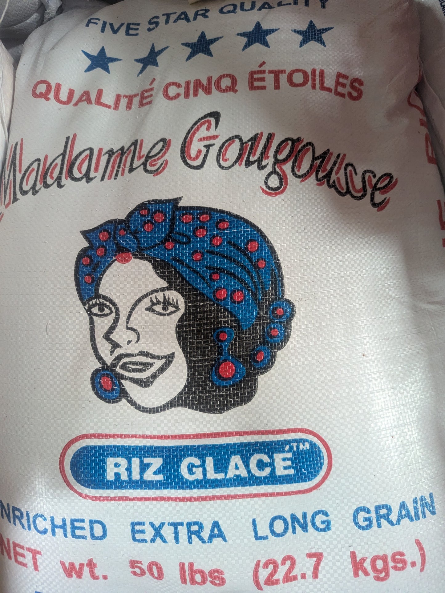Gwo diri madam Gougousse/ Big bag Madame Gougousse rice