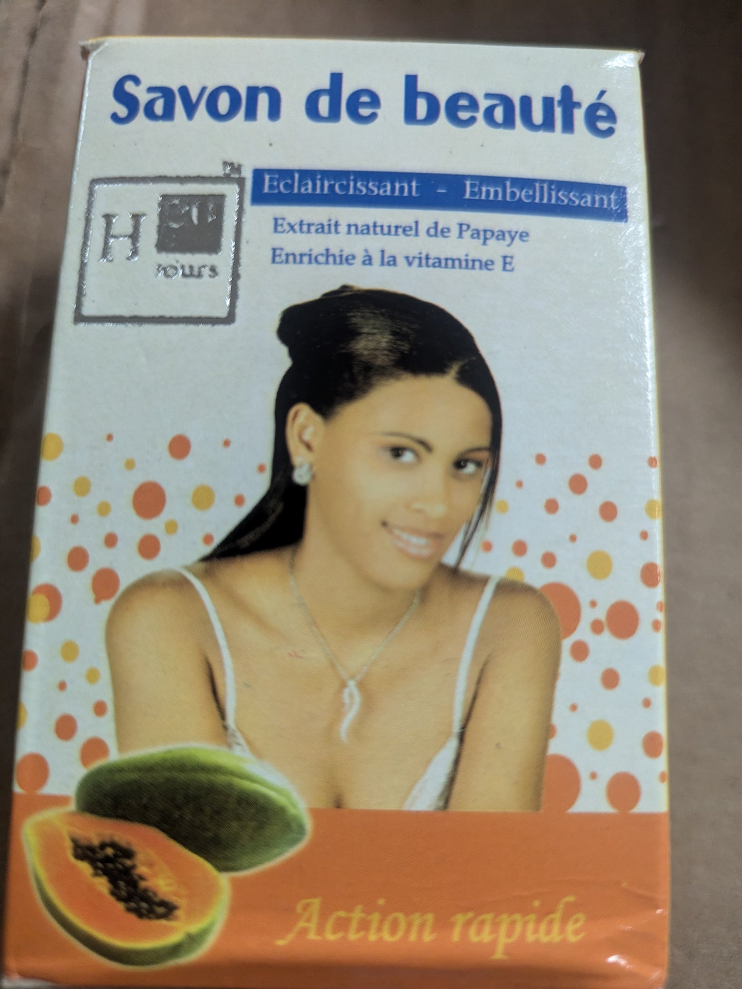 Papaya soap/ savon papay