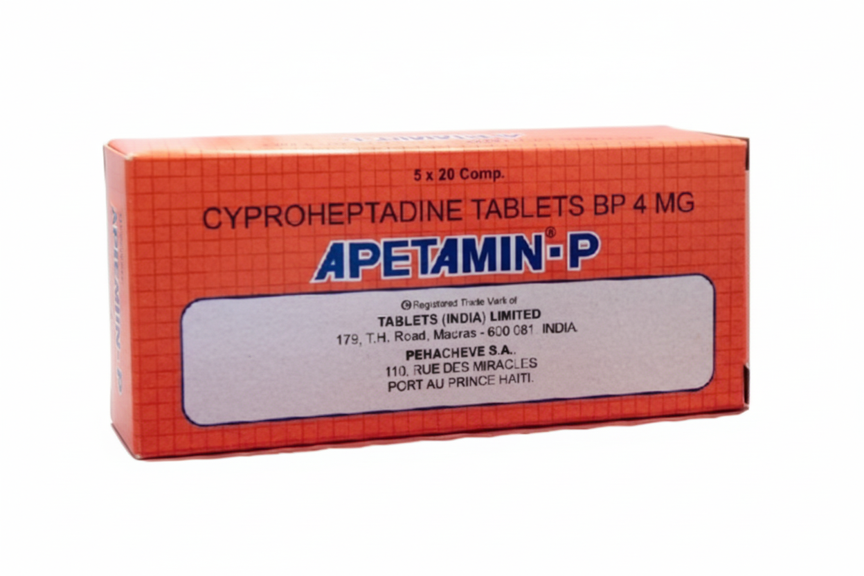 Bwat konprime Apetamine/ Apetamine pills box