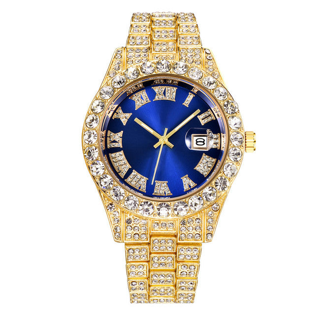 Diamond Roman Wrist Watch